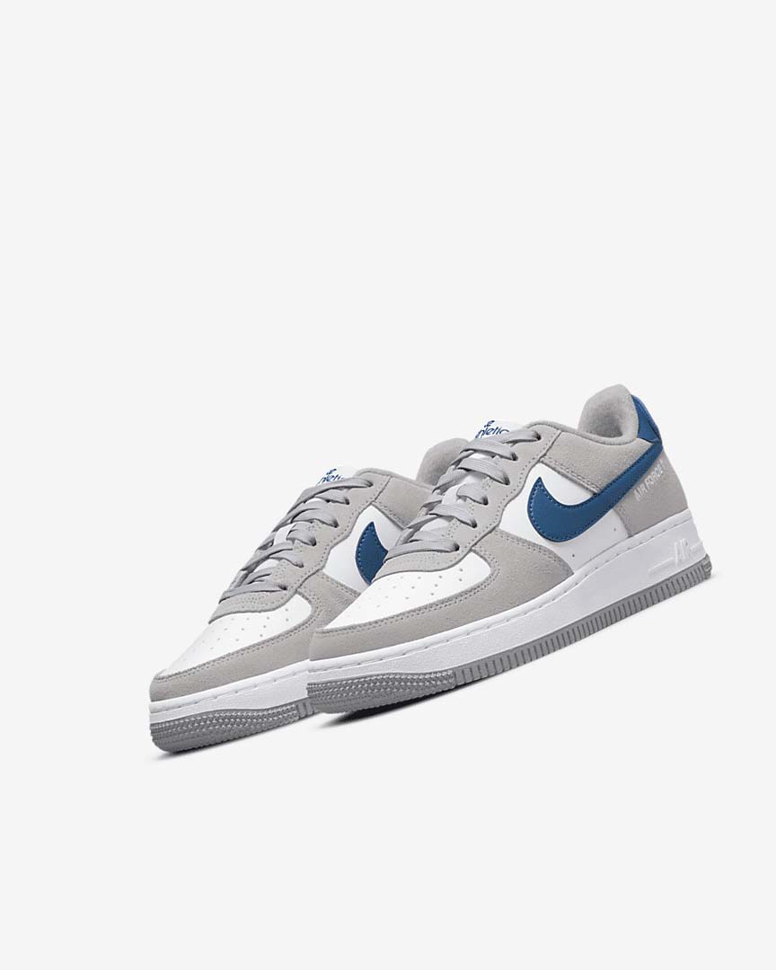 Light Grey / White / Light Grey Boys' Nike Air Force 1 LV8 Sneakers | UK4699