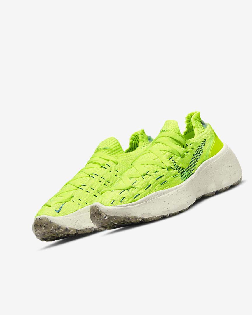 Light Lemon / Green / Turquoise Women's Nike Space Hippie 04 Sneakers | UK1114