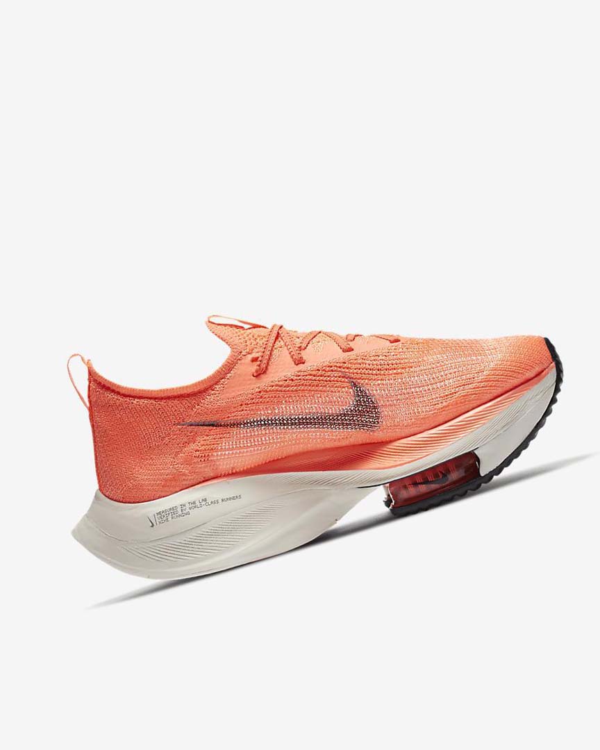 Light Mango / Metal Red Brown / Black Women's Nike Air Zoom Alphafly NEXT% Flyknit Running Shoes | UK5415