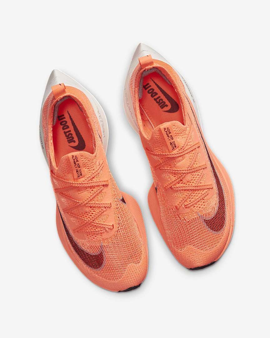 Light Mango / Metal Red Brown / Black Women's Nike Air Zoom Alphafly NEXT% Flyknit Running Shoes | UK5415