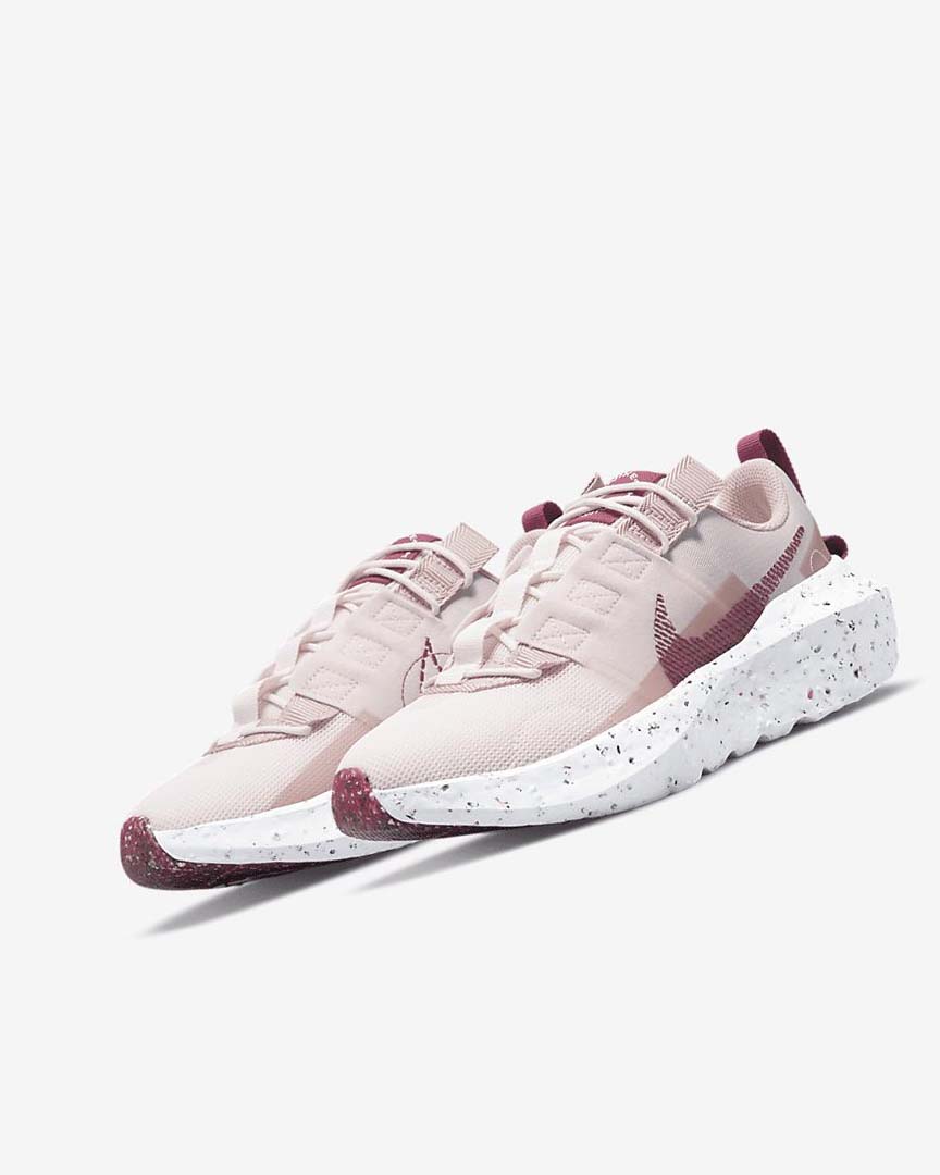 Light Pink / Pink / White / Burgundy Women's Nike Crater Impact Sneakers | UK4943