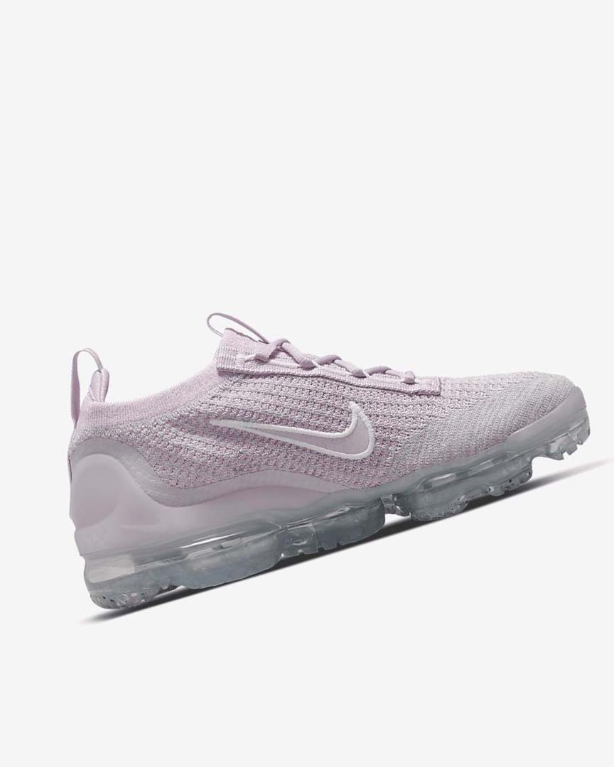 Light Pink / White / Metal Silver / Purple Women's Nike Air VaporMax 2021 FK Sneakers | UK2277