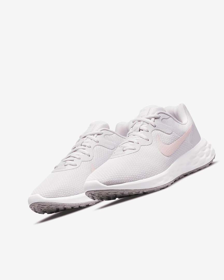 Light Purple / White Women's Nike Revolution 6 Next Nature Running Shoes | UK3172