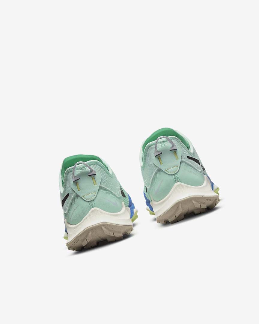 Mint / Grey / Blue Women's Nike Air Zoom Terra Kiger 8 Trail Running Shoes | UK5241