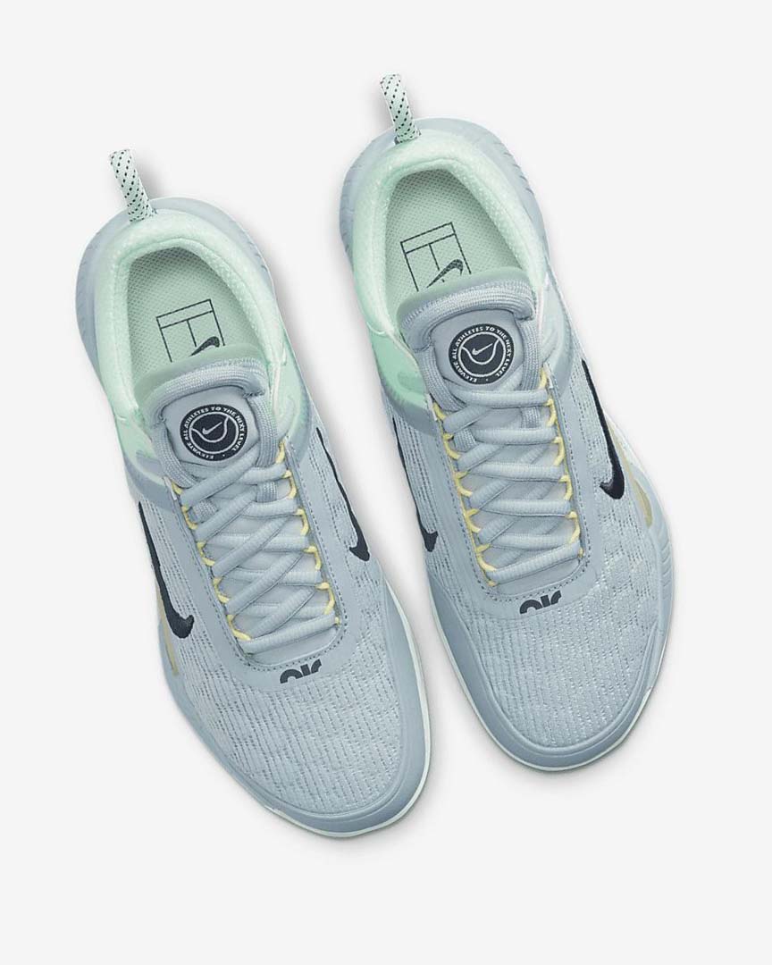 Mint / Obsidian Women's Nike Court Zoom NXT Tennis Shoes | UK3070