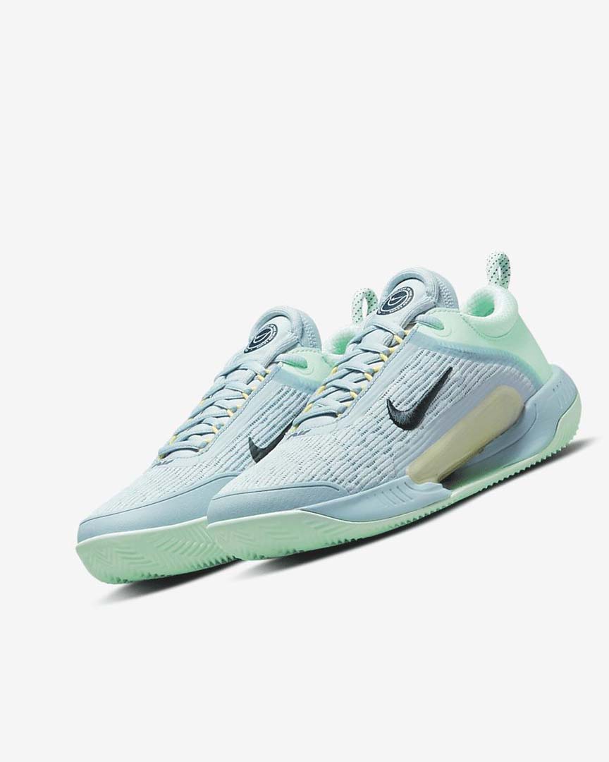 Mint / Obsidian Women's Nike Court Zoom NXT Tennis Shoes | UK3070