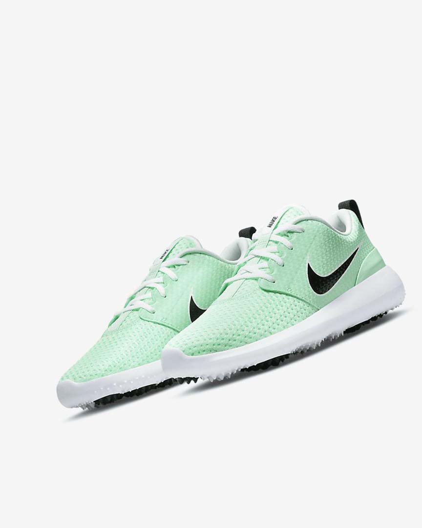 Mint / White / Black Women's Nike Roshe G Golf Shoes | UK5545