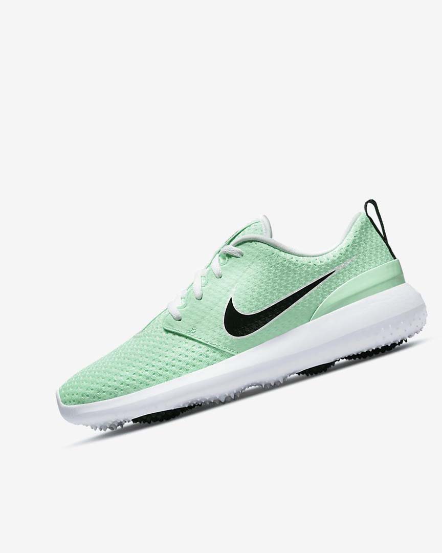 Mint / White / Black Women\'s Nike Roshe G Golf Shoes | UK5545