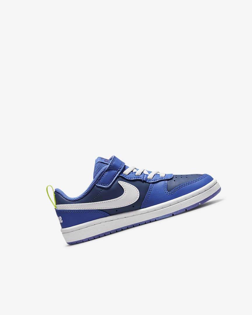 Navy / Blue / Blue / White Boys' Nike Court Borough Low 2 Lil Fruits Shoes | UK4610