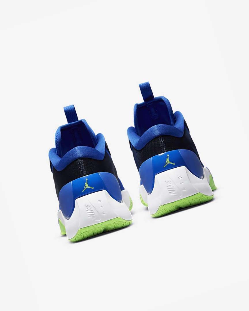 Navy / Blue / White / Green Men's Nike Jordan Zoom Separate Basketball Shoes | UK3150