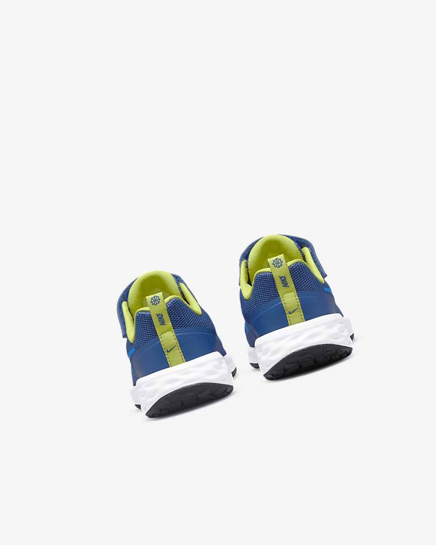 Navy / Green / Blue Boys' Nike Revolution 6 Running Shoes | UK5362