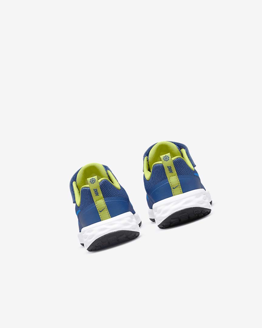 Navy / Green / Blue Girls' Nike Revolution 6 Running Shoes | UK4621