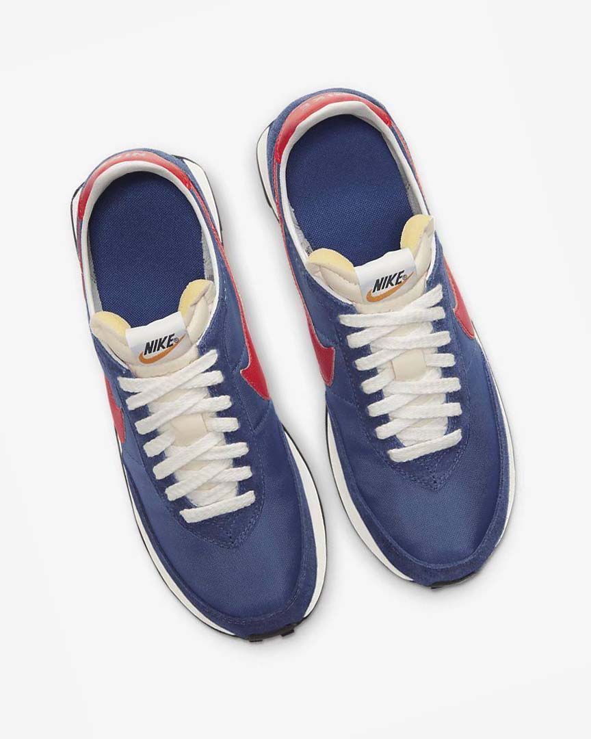 Navy / Red Men's Nike Waffle Trainer 2 SP Casual Shoes | UK1167