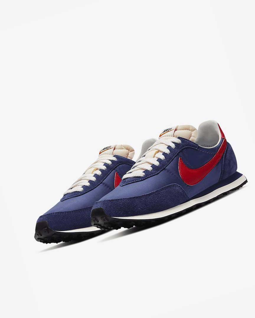 Navy / Red Men's Nike Waffle Trainer 2 SP Casual Shoes | UK1167