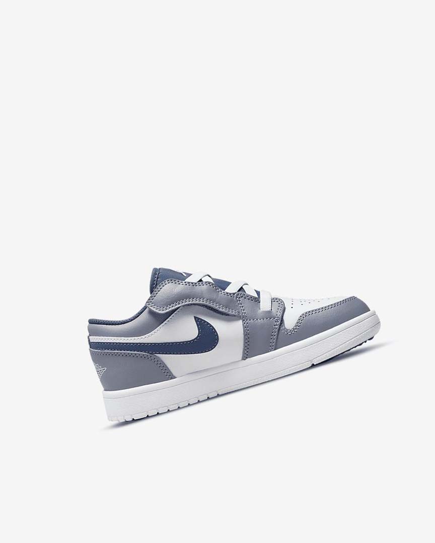 Navy / White Boys' Nike Jordan 1 Low Alt Shoes | UK4989