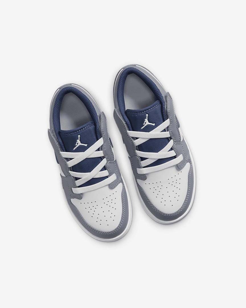 Navy / White Boys' Nike Jordan 1 Low Alt Shoes | UK4989