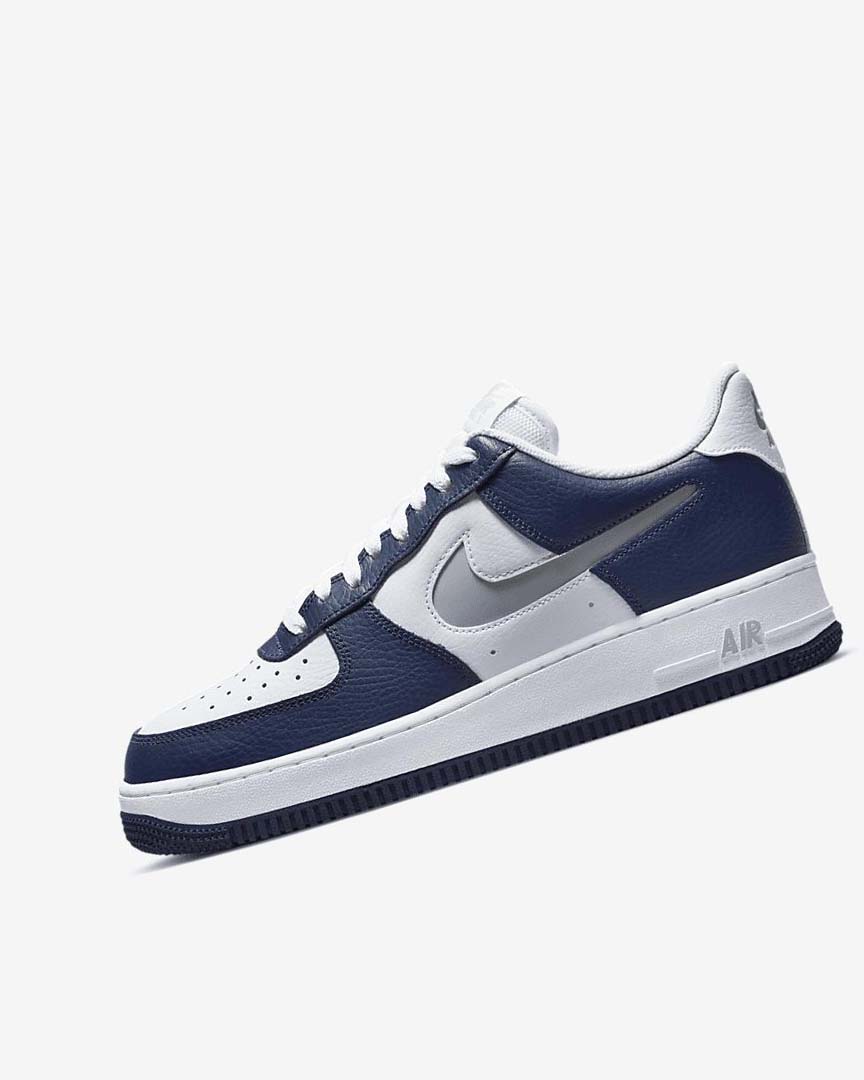 Navy / White / Grey Men\'s Nike Air Force 1 \'07 LV8 Sneakers | UK5595