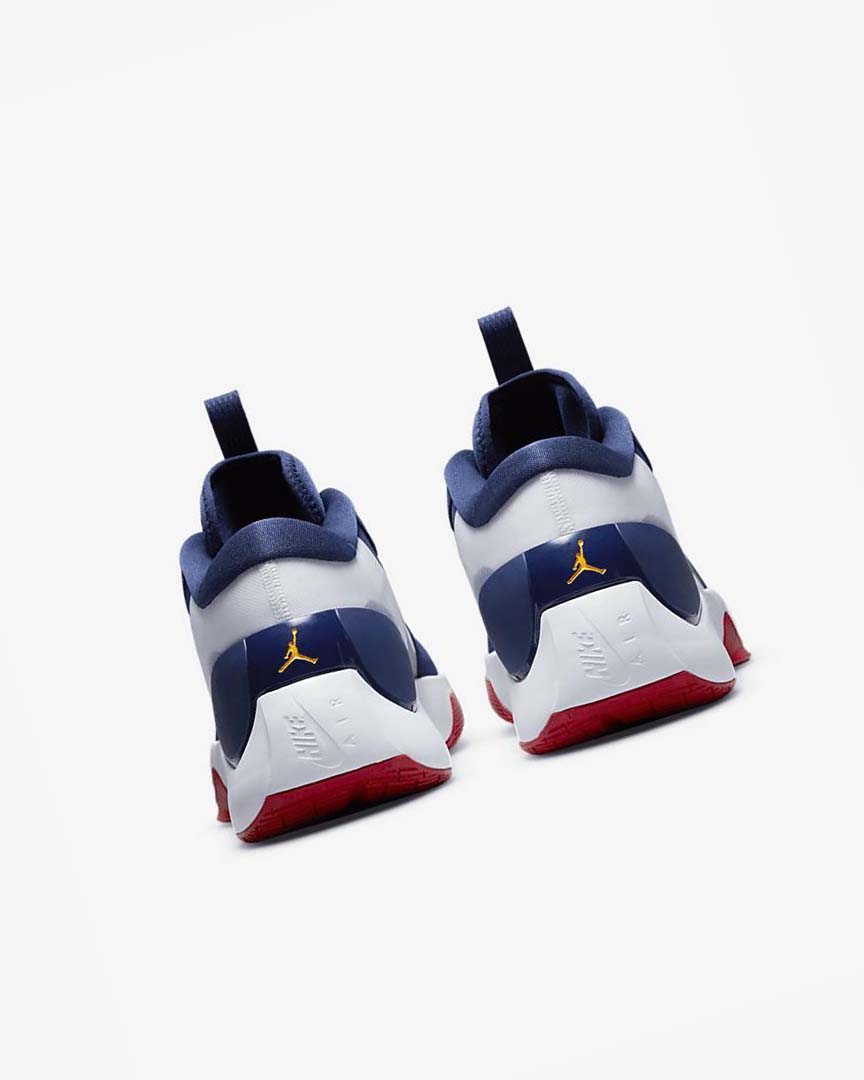 Navy / White / Red / Gold Men's Nike Jordan Zoom Separate Basketball Shoes | UK3008