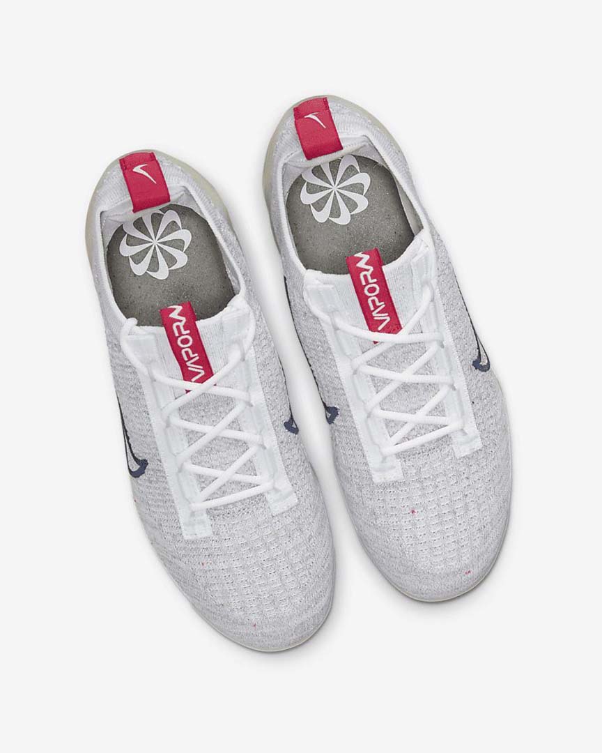 Navy / White Women's Nike Air VaporMax 2021 Flyknit Sneakers | UK2988