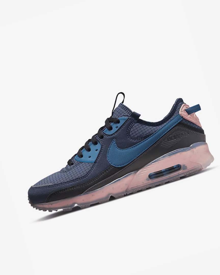 Obsidian / Blue / Light Men\'s Nike Air Max Terrascape 90 Sneakers | UK2273