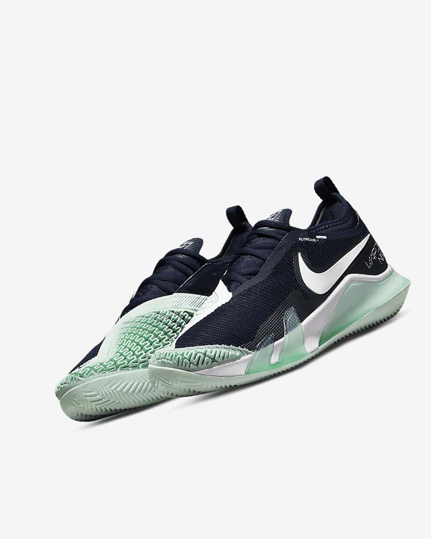 Obsidian / Mint / White Women's Nike Court React Vapor NXT Tennis Shoes | UK5328