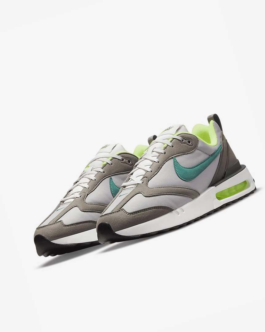 Olive Grey / Grey Men's Nike Air Max Dawn Sneakers | UK4578