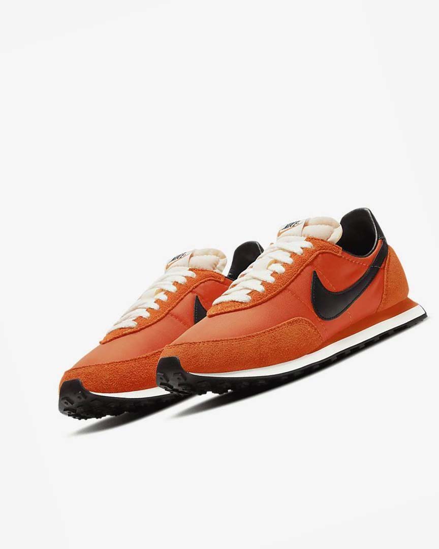 Orange / Black Men's Nike Waffle Trainer 2 SP Casual Shoes | UK1112