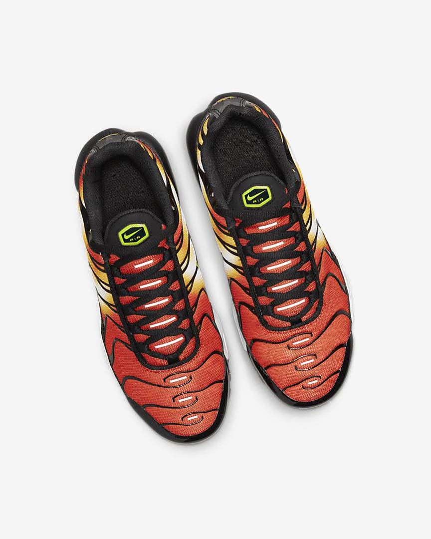 Orange / Gold / Black Girls' Nike Air Max Plus Sneakers | UK4863