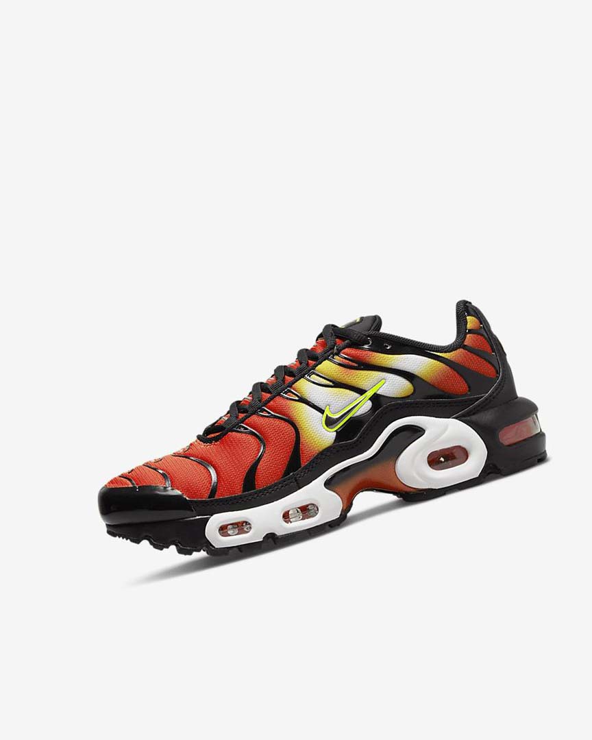 Orange / Gold / Black Girls\' Nike Air Max Plus Sneakers | UK4863