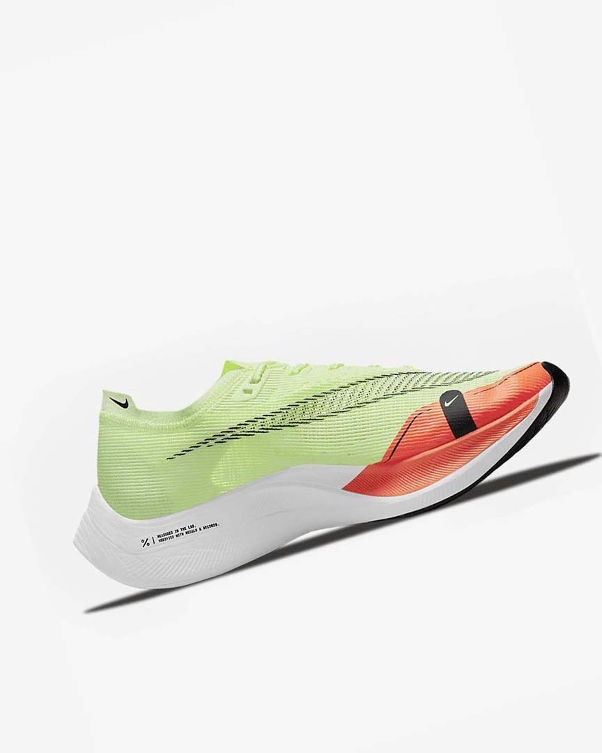 Orange / Green Men's Nike ZoomX Vaporfly Next% 2 Running Shoes | UK5070