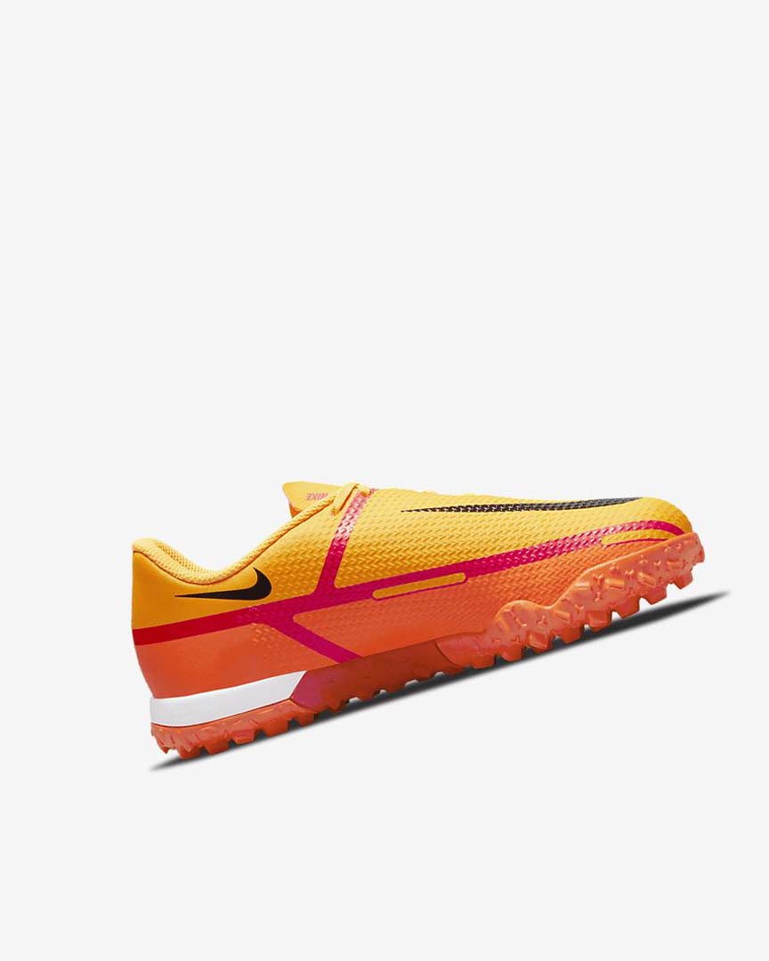 Orange / Orange / Light Red / Black Boys' Nike Jr. Phantom GT2 Academy TF Football Shoes | UK2378