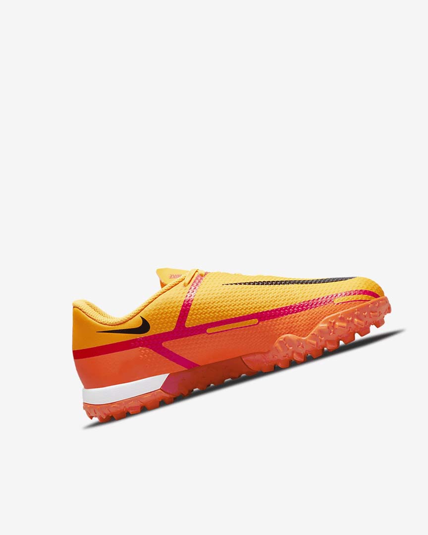 Orange / Orange / Light Red / Black Girls' Nike Jr. Phantom GT2 Academy TF Football Shoes | UK1105