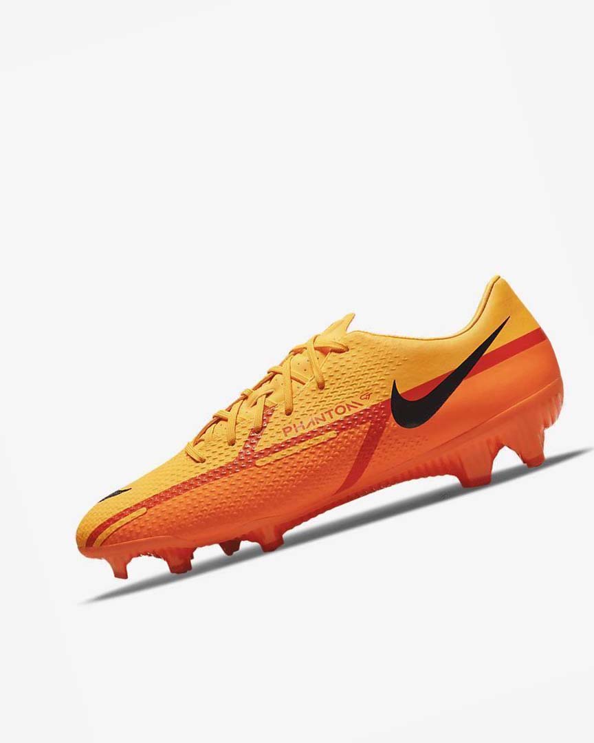 Orange / Orange / Light Red / Black Men\'s Nike Phantom GT2 Academy MG Football Boots | UK2536