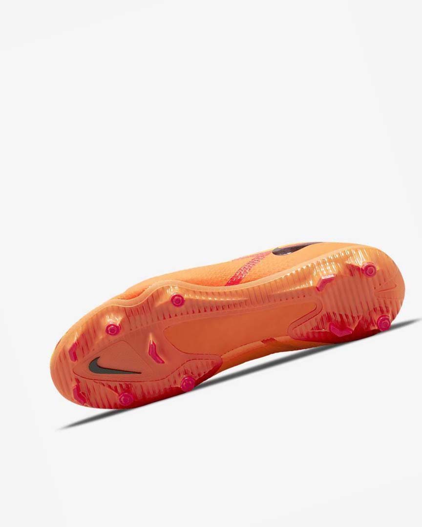 Orange / Orange / Light Red / Black Men's Nike Phantom GT2 Academy Dynamic Fit MG Football Boots | UK4655