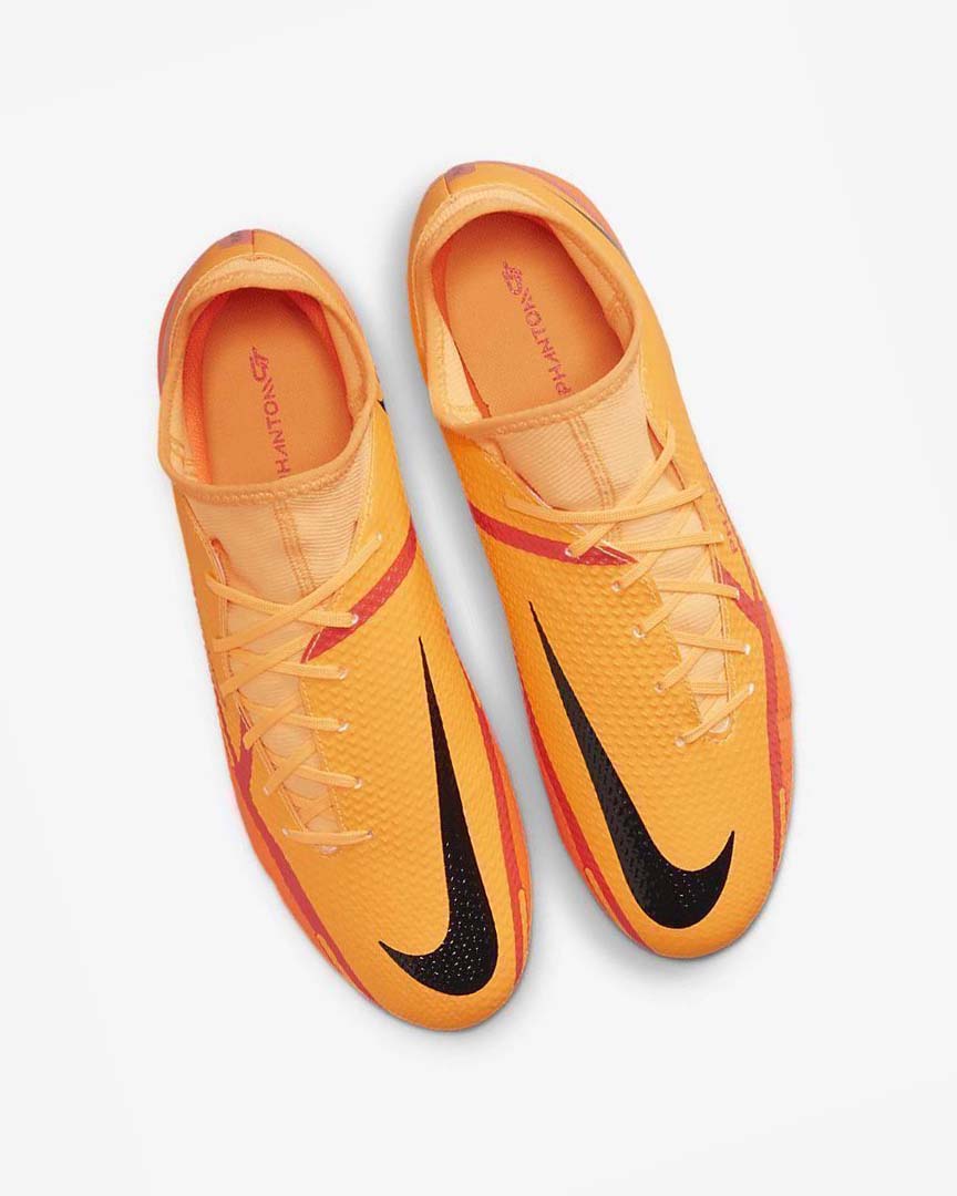 Orange / Orange / Light Red / Black Men's Nike Phantom GT2 Academy Dynamic Fit MG Football Boots | UK4655