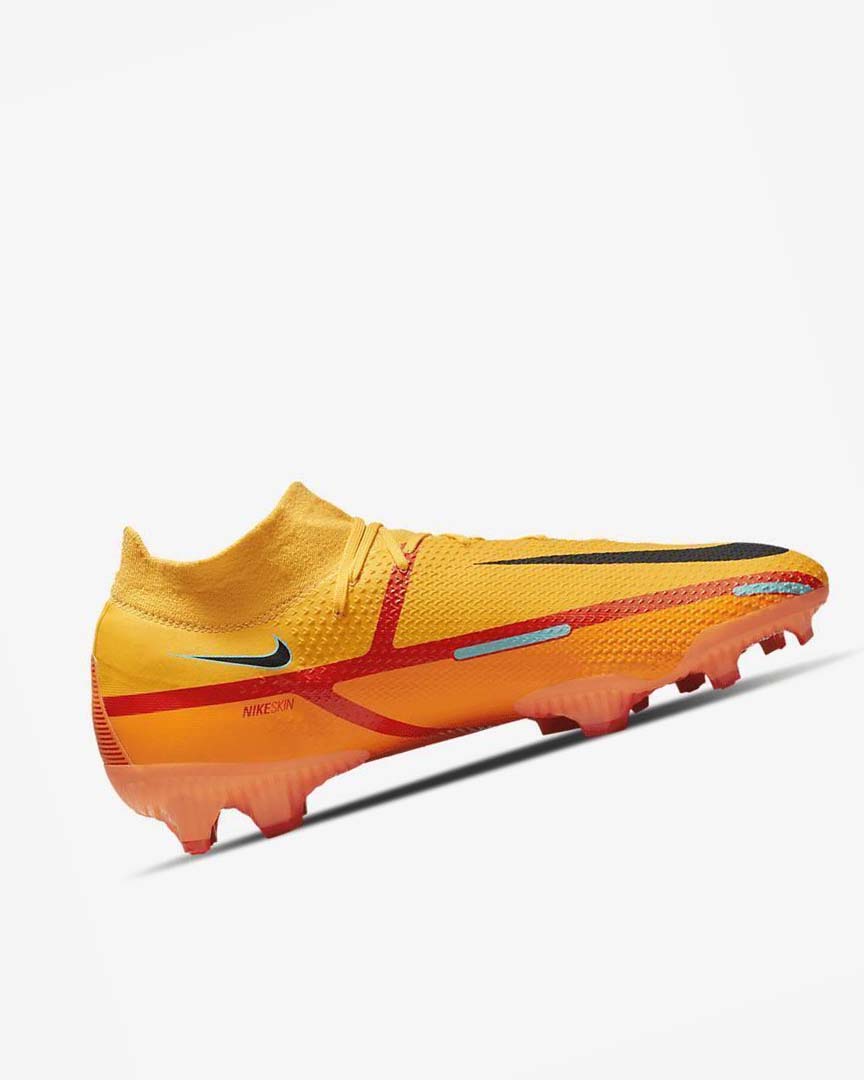 Orange / Orange / Light Red / Black Men's Nike Phantom GT2 Pro Dynamic Fit FG Football Boots | UK4838