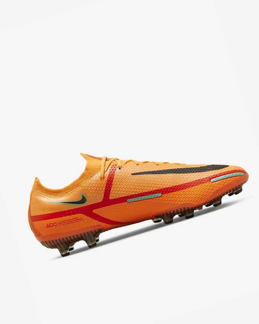 Orange / Orange / Light Red / Black Men's Nike Phantom GT2 Elite AG-Pro Football Boots | UK5129