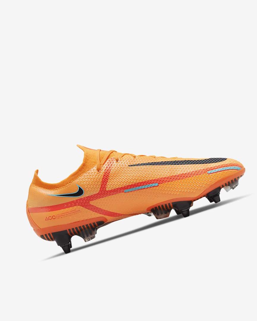 Orange / Orange / Light Red / Black Women's Nike Phantom GT2 Elite SG-Pro AC Football Boots | UK2412