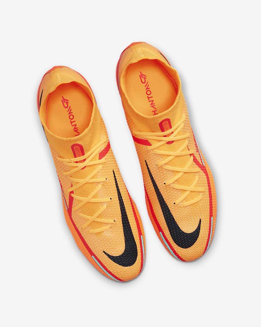 Orange / Orange / Light Red / Black Women's Nike Phantom GT2 Dynamic Fit Elite FG Football Boots | UK4547