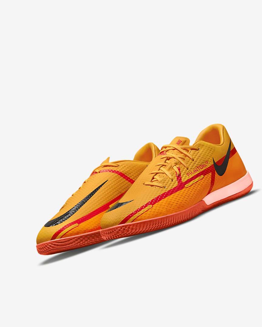 Orange / Orange / Light Red / Black Women's Nike Phantom GT2 Academy IC Football Shoes | UK4595