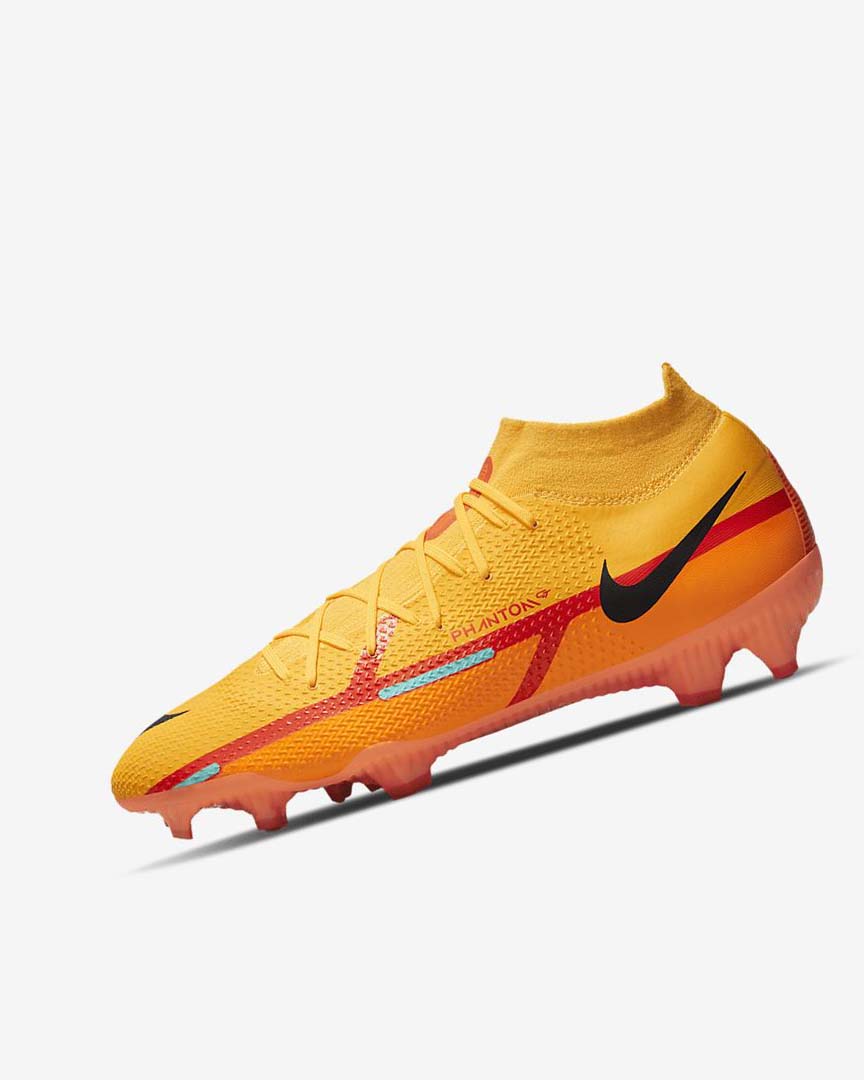 Orange / Orange / Light Red / Black Women\'s Nike Phantom GT2 Pro Dynamic Fit FG Football Boots | UK5497