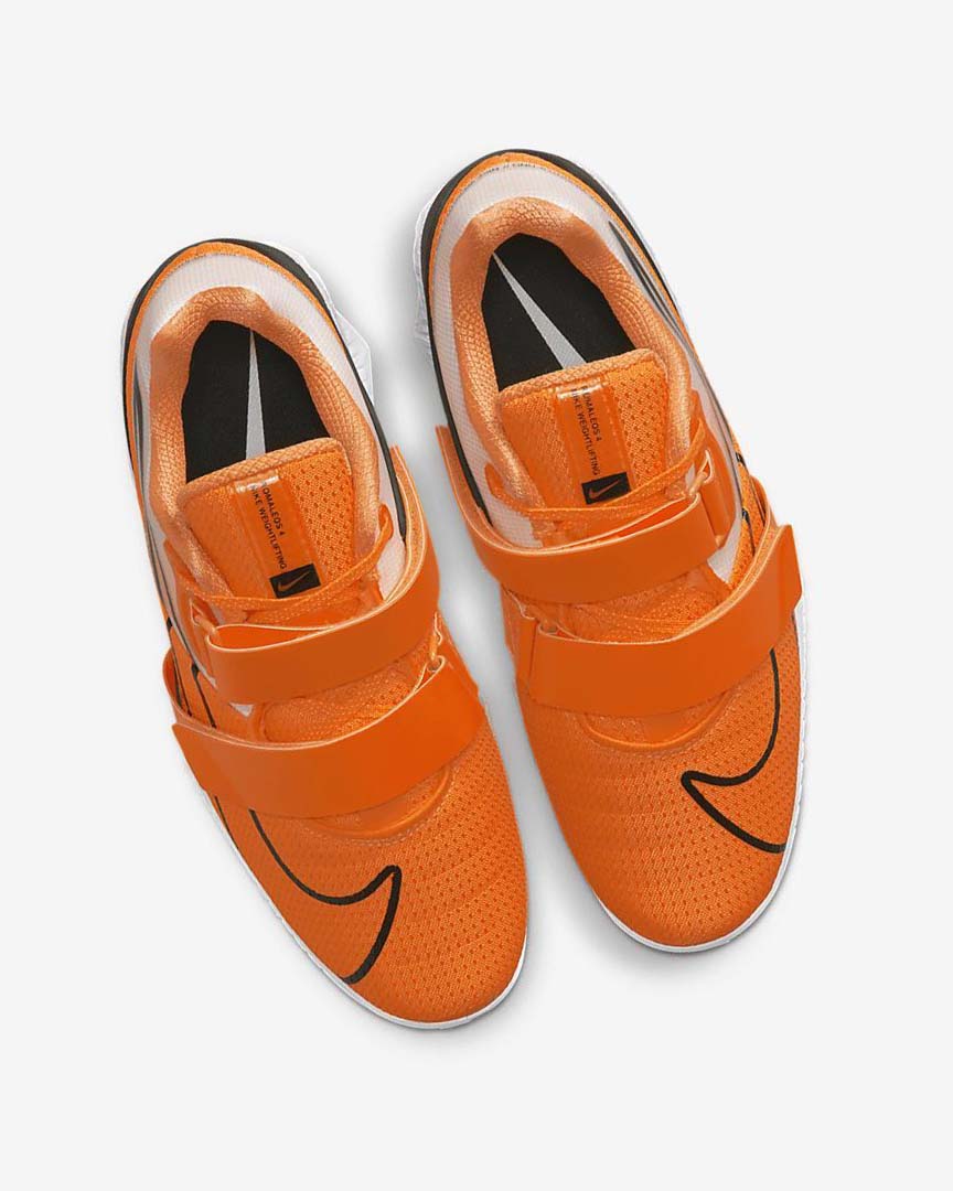 Orange / White / Black Women's Nike Romaleos 4 Training Shoes | UK2706