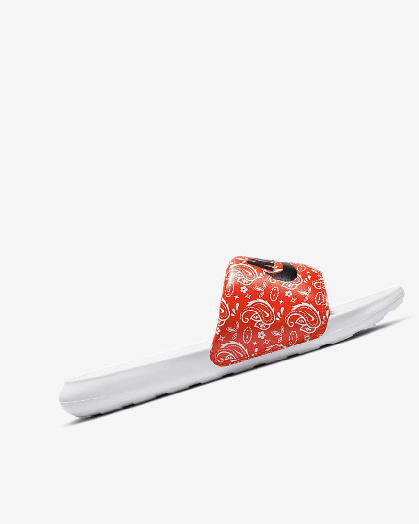 Orange / White / Black Women's Nike Victori One Slides | UK5331