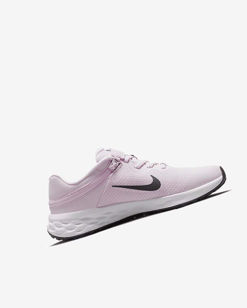 Pink / Black Boys' Nike Revolution 6 FlyEase Running Shoes | UK2330