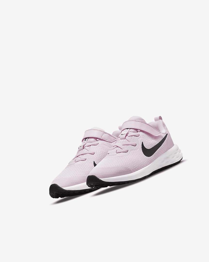 Pink / Black Boys' Nike Revolution 6 Running Shoes | UK2300