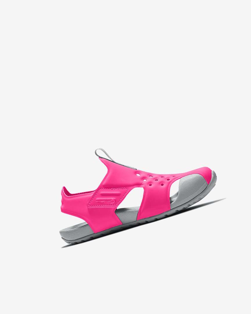 Pink / Grey / Fuchsia Boys' Nike Sunray Protect 2 Sandals | UK2632