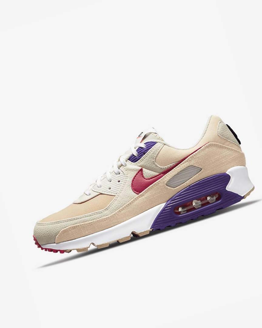 Pink Men\'s Nike Air Max 90 Casual Shoes | UK2702