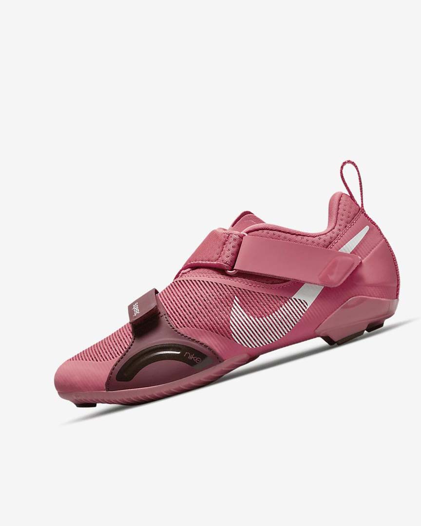 Pink / Metal / Light Pink Women\'s Nike SuperRep Cycle Training Shoes | UK4680