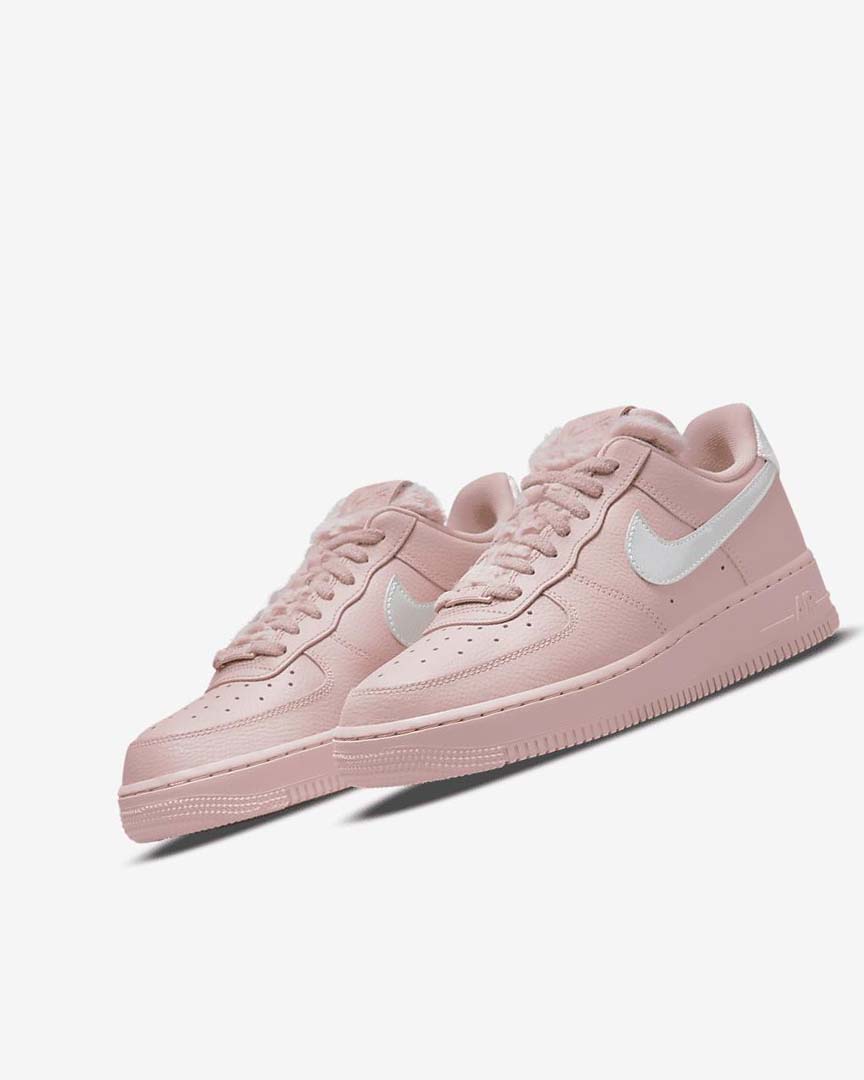 Pink / Metal Silver Women's Nike Air Force 1 '07 Sneakers | UK3236