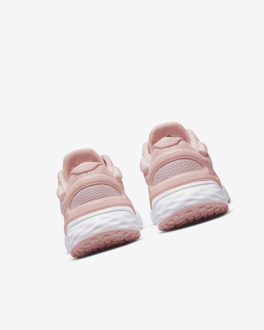 Pink / Orange / White Women's Nike Renew Run 3 Running Shoes | UK2448